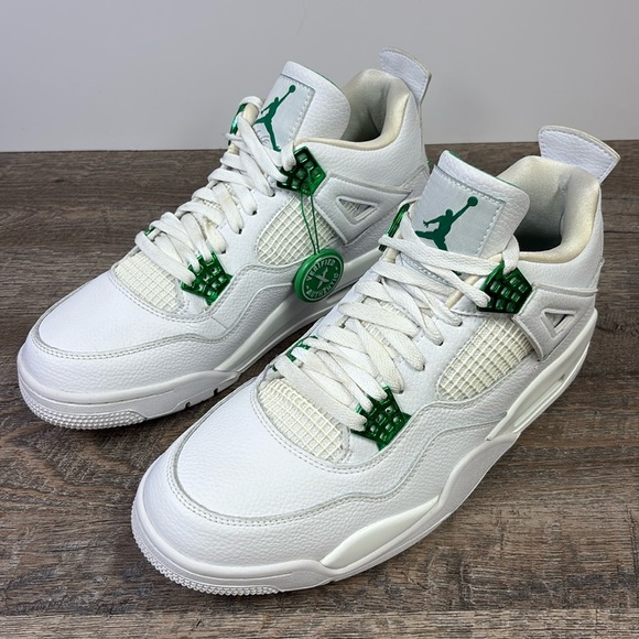 Air Jordan 4 Retro Classic ‘Green Metallic’ CT8527 113 Size 12 - Picture 1 of 14